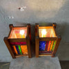 Vintage Oakwood Table Lamps Product Image