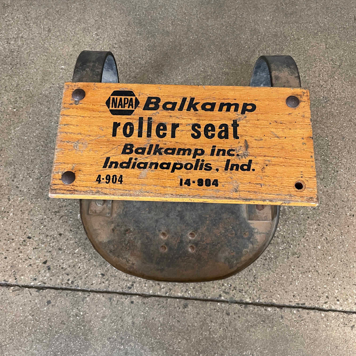 Vintage Napa Mechanic Stool
