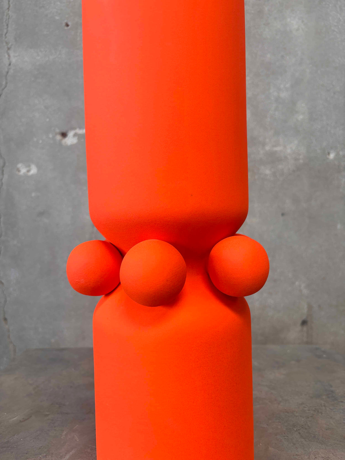 Orange "Global Views Hera Vase Large"