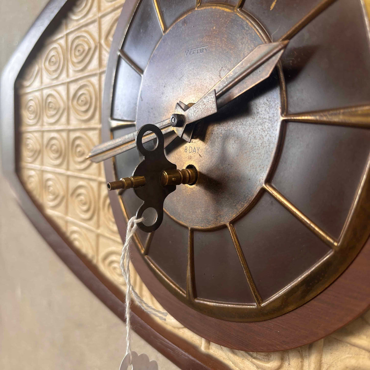 MCM Clock Welby With Winding Key