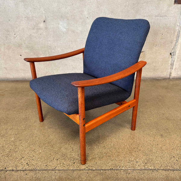 Mid Century ALF Suensson Teak Arm Lounge Chair Denmark