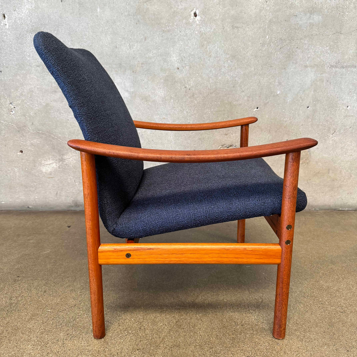 Mid Century ALF Suensson Teak Arm Lounge Chair Denmark