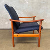 Mid Century ALF Suensson Teak Arm Lounge Chair Denmark Product Image