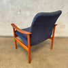 Mid Century ALF Suensson Teak Arm Lounge Chair Denmark Product Image
