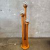 Mid Century Modeline Homey Oak Floor Lamp by Charles Gibiltessa Product Image