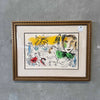 Chagall "Homecoming" 1973 Litho w/ C.O.A. on back Product Image