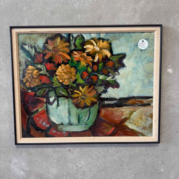 Listed Pasadena Artist Barbara Leadabrand Original Framed Oil Painting