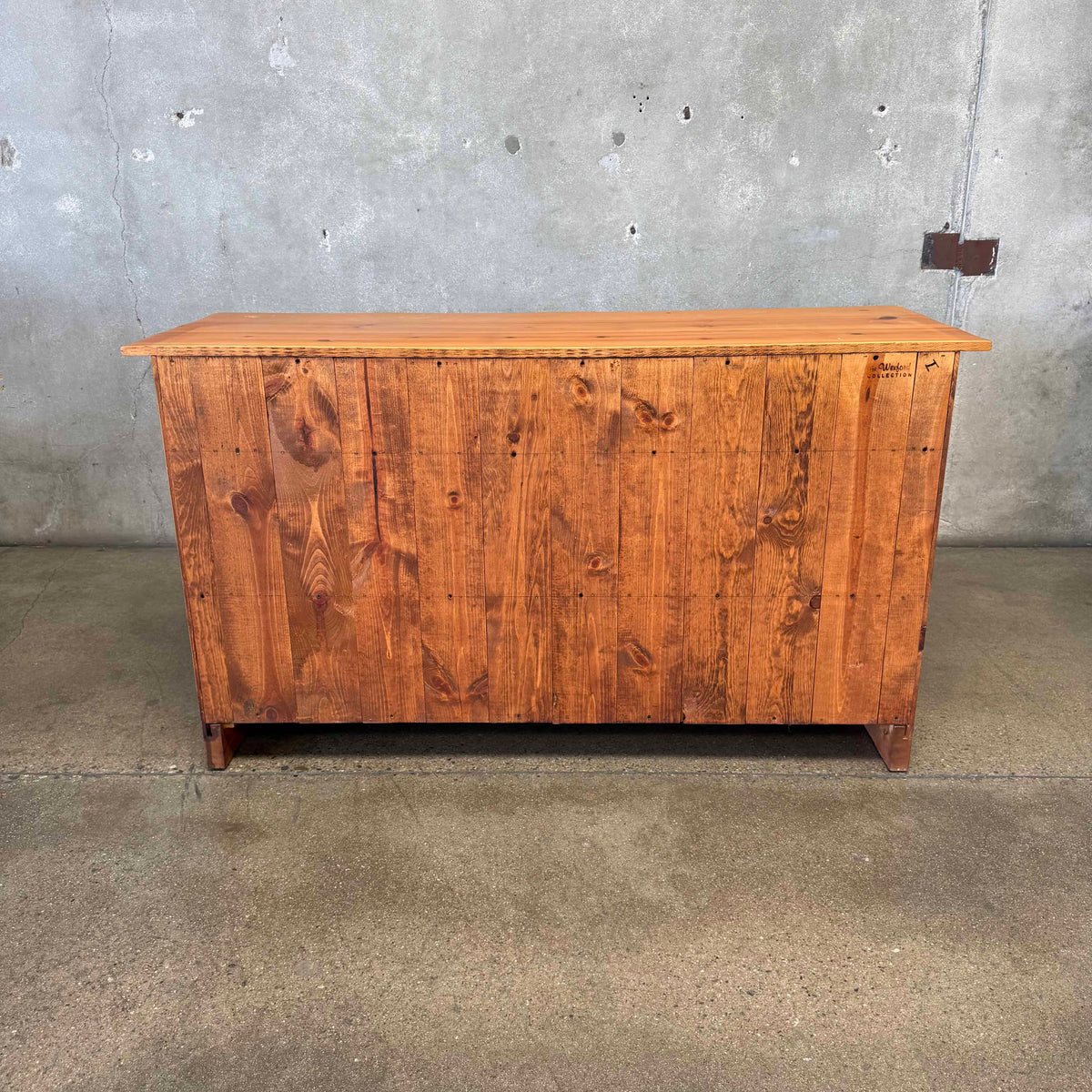Solid Pine Credenza