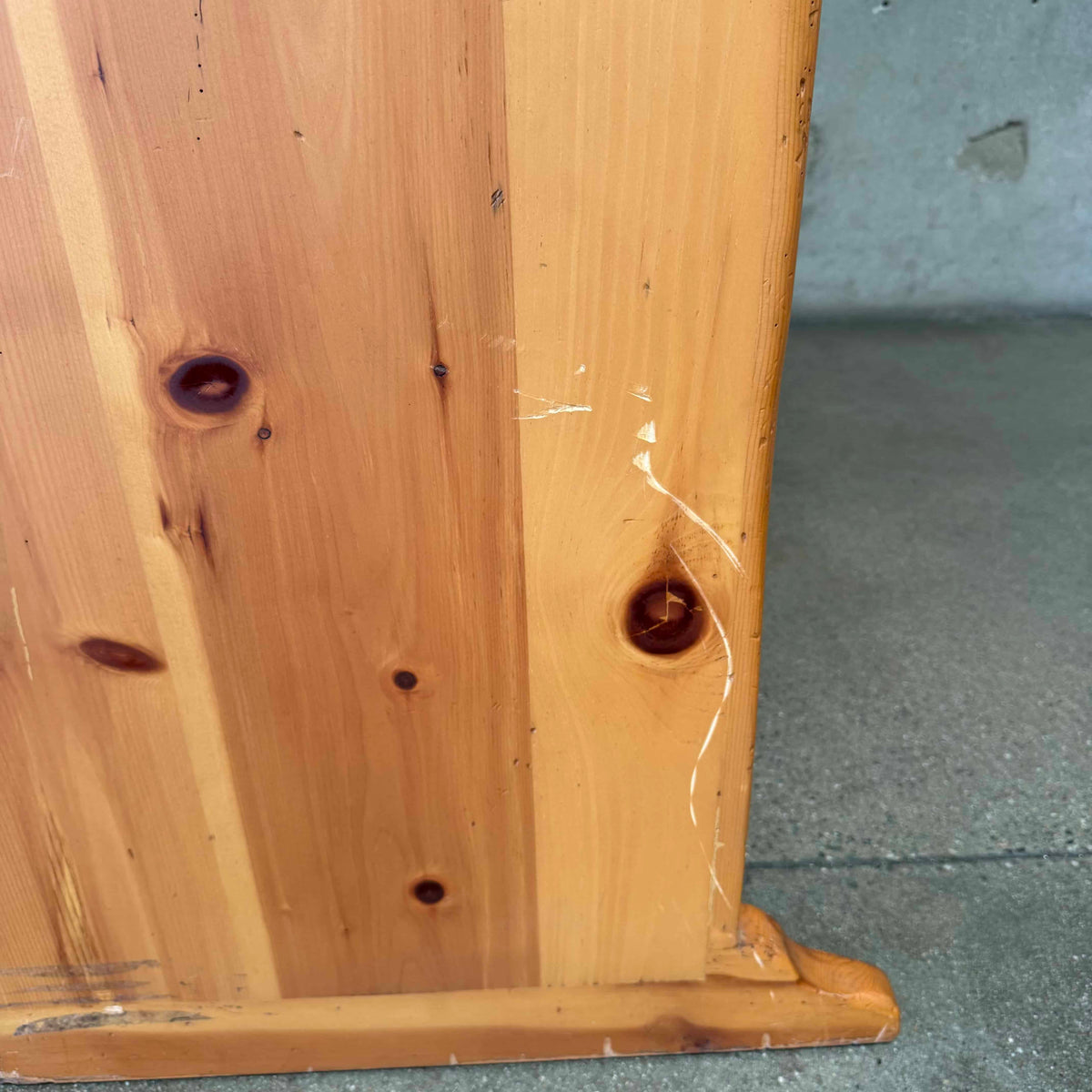 Solid Pine Credenza