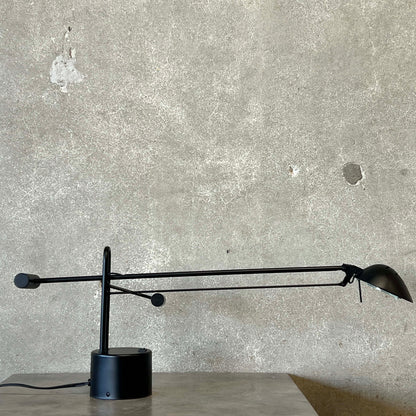 Vintage Adjustable Post Modern Black Desk Lamp