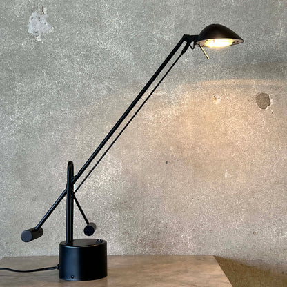 Vintage Adjustable Post Modern Black Desk Lamp