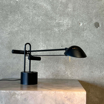Vintage Adjustable Post Modern Black Desk Lamp