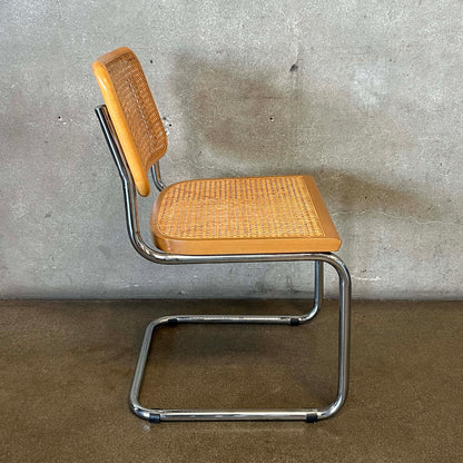 Cesca Style Woven Cane & Chrome Chair