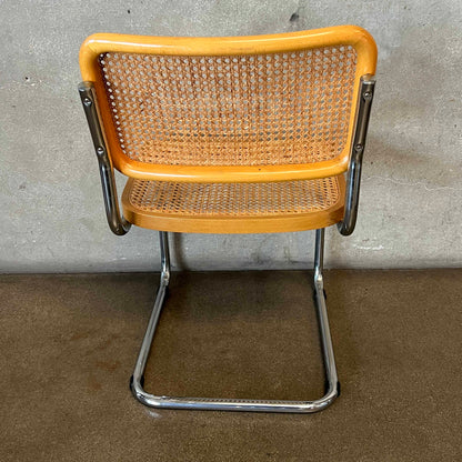 Cesca Style Woven Cane & Chrome Chair