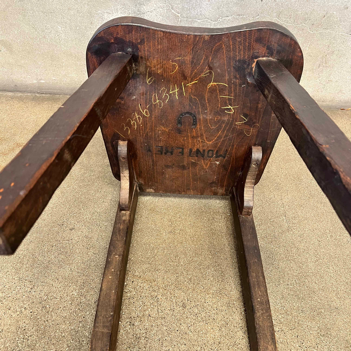 Monterey Furniture Old Wood Side Chair