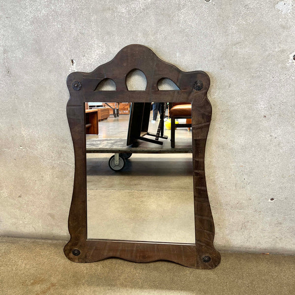 Monterey Furniture Mae West Mirror Old Wood Finish c. 1930