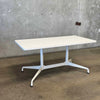 Eames Rectangular Cream Table - Laminate Top / Segmented Base Table Product Image