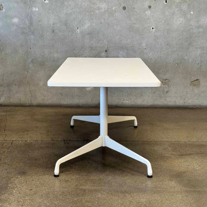 Eames Rectangular Cream Table - Laminate Top / Segmented Base Table