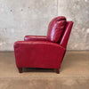 Bradington Young Zion Three-Way Red Leather Lounger #1 Product Image