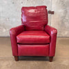 Bradington Young Zion Three-Way Red Leather Lounger #2 Product Image