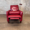 Bradington Young Zion Three-Way Red Leather Lounger #2 Product Image