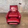 Bradington Young Zion Three-Way Red Leather Lounger #2 Product Image