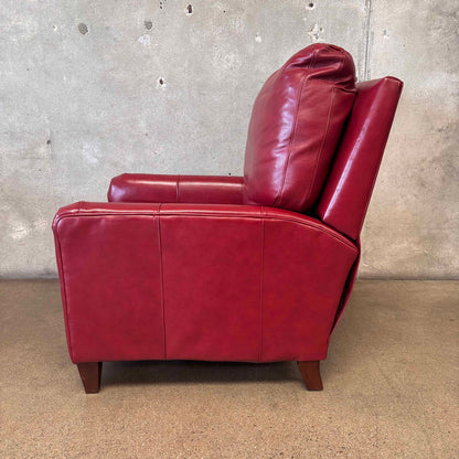 Bradington Young Zion Three-Way Red Leather Lounger #2
