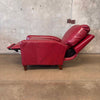 Bradington Young Zion Three-Way Red Leather Lounger #2 Product Image