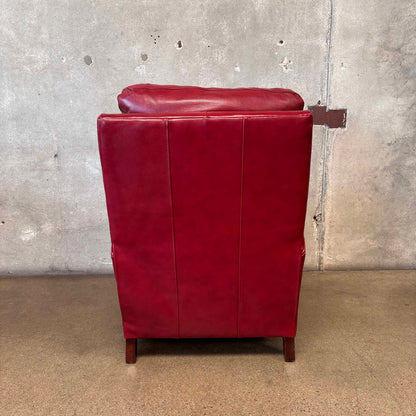 Bradington Young Zion Three-Way Red Leather Lounger #2