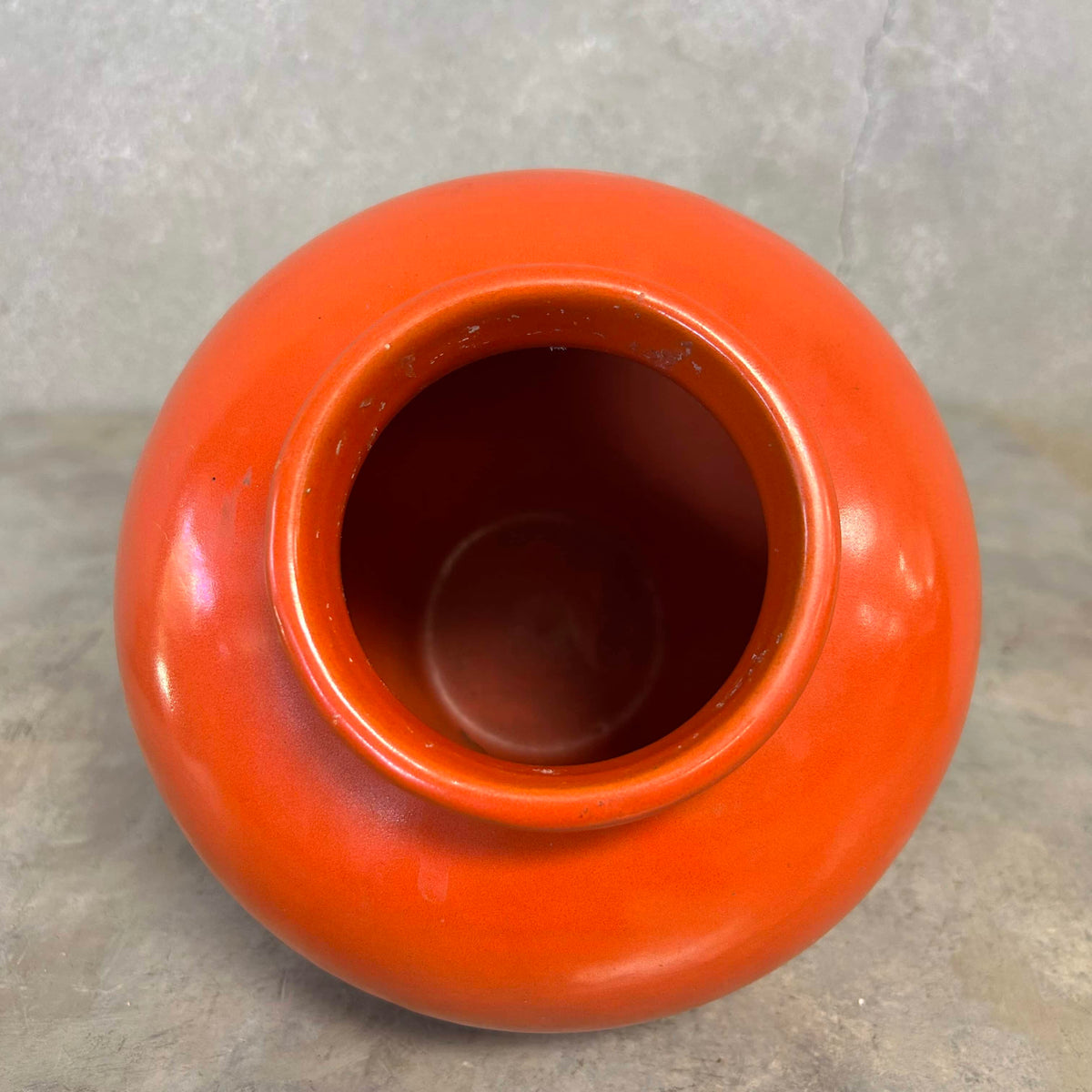 Catalina Island Bulbous Vase, Toyon Red Glaze