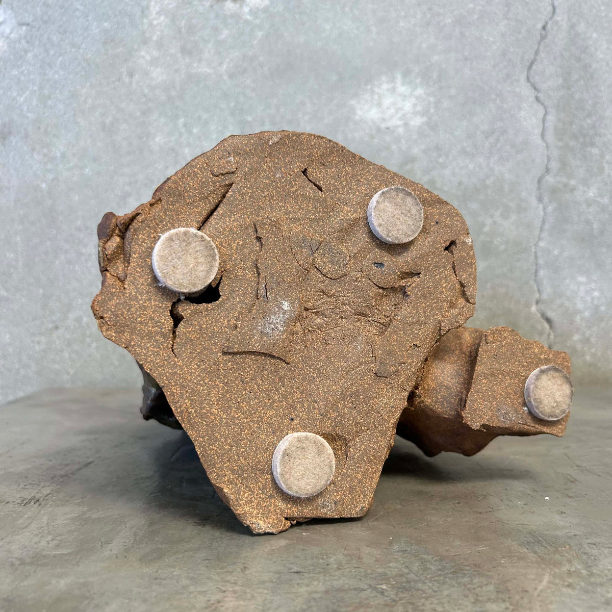 Abstract Ceramic Head Sculpture from David Mac Innes Estate