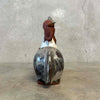 Japanese Ceramic Vase w/ Horse & Figures Product Image