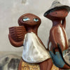 Japanese Ceramic Vase w/ Horse & Figures Product Image