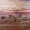 Mid Century Modern Lane Cedar Walnut Hope Chest Bench - Upholstery Tufted Product Image