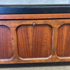 Mid Century Modern Lane Cedar Walnut Hope Chest Bench - Upholstery Tufted Product Image