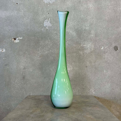 Empoli Swung Glass Vase (Green)
