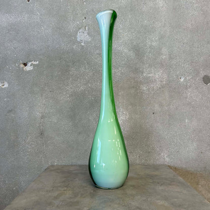 Empoli Swung Glass Vase (Green)