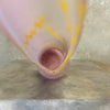 Pink & Yellow Swung Glass Vase Product Image