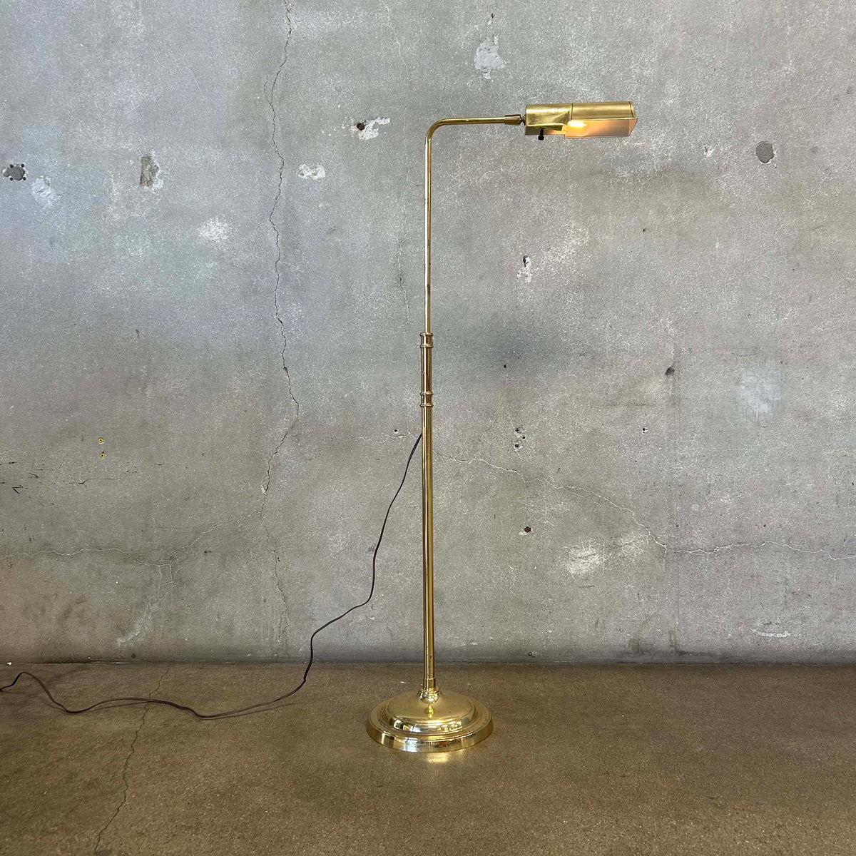 Brass Adjustable Floor Lamp