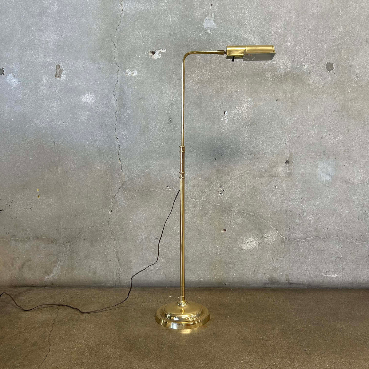 Brass Adjustable Floor Lamp
