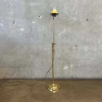 Brass Adjustable Floor Lamp