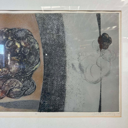 1970s Serigraph Listed Artists Eva + Paul Kolosvany (Hungarian) - Artist's Proof