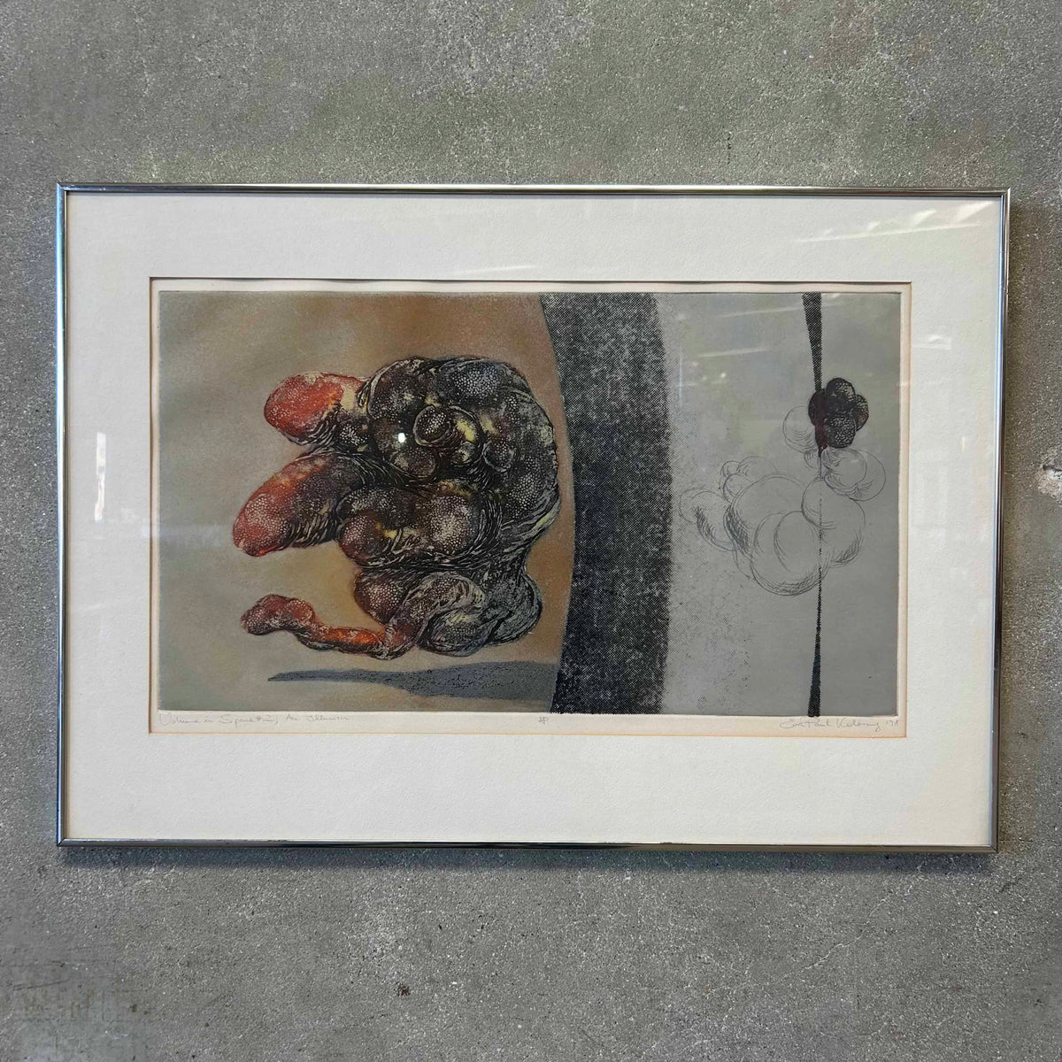 1970s Serigraph Listed Artists Eva + Paul Kolosvany (Hungarian) - Artist's Proof