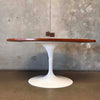Florence Knoll For Eero Saarinen Walnut Oval Tulip Table Product Image