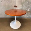 Florence Knoll For Eero Saarinen Walnut Oval Tulip Table Product Image