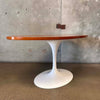 Florence Knoll For Eero Saarinen Walnut Oval Tulip Table Product Image