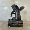 Bronze Vintage Cherub Angel Playing the Flute #2 Product Image
