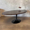 Florence Knoll For Eero Saarinen Dark Walnut Black Knoll Base Dining Table Product Image