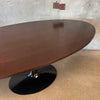 Florence Knoll For Eero Saarinen Dark Walnut Black Knoll Base Dining Table Product Image
