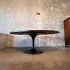 Florence Knoll For Eero Saarinen Dark Walnut Black Knoll Base Dining Table Product Image